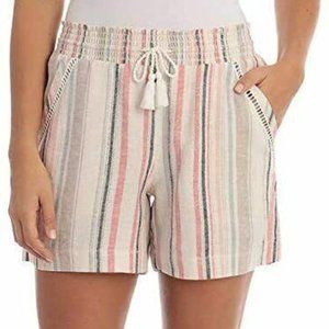 Briggs New York Linen Blend Pull-On Ladies Shorts
